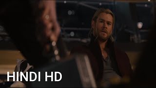 Avengers: Age Of Ultron | Lifting Thor's Hammer Scene In Hindi HD