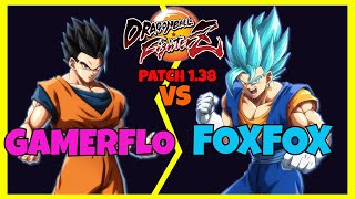 DBFZ - GAMERFLO vs FOXFOX gameplays (Adult Gohan, Base Goku, SSJ Goku vs Fusion Bros, Adult Gohan)