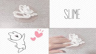 【ASMR】シェービングフォームをスライムに混ぜる slime