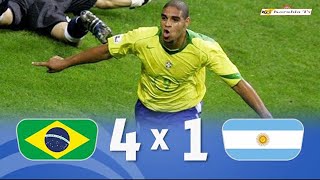 ملخص مباراة | البرازيل والارجنتين |نهائي كوبا امريكا 2005