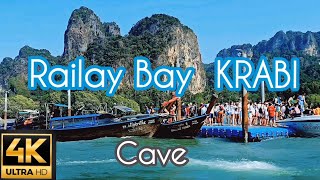 🚤 Railay Bay [[Phra Nang Cave]] 🌴 Speed Boat   from Ao Nang beach Krabi 🇹🇭