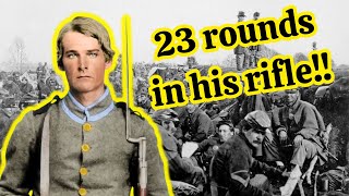 SHELLSHOCK in the American Civil War - a soldier loads a rifle 23 times without firing it!