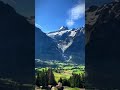 Unreal Switzerland 🇨🇭- Grindelwald Village View - Aerial Drone Shot #travelenzymeshorts