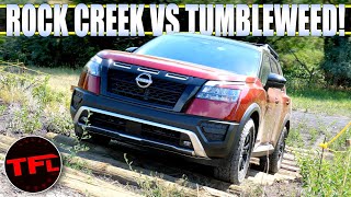 Is The 2023 Nissan Pathfinder Rock Creek Edition Any Good Off-Road? Watch How It Did On Our Course!