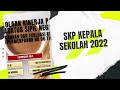 contoh skp kepala sekolah tahun 2022