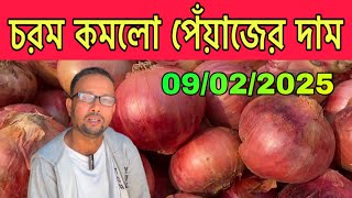 09/02/2025 আবারো চরম কমলো পেঁয়াজের দাম। পেঁয়াজের দাম আজকের গরম খবর। Onion market price today