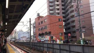 町田駅 横浜線快速八王子行き入線