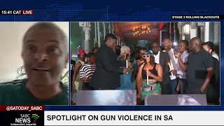 Spate of gun violence in South Africa and mass shootings: Jeremy Veary