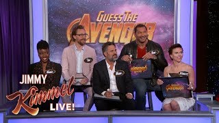 The Cast of Infinity War Plays 'Guess the Avenger'