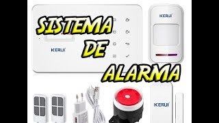 KERUI W18. Un sistema de alarma completo y económico