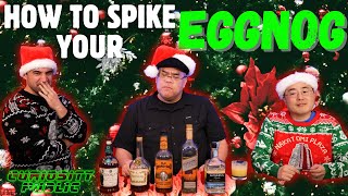 How to Spike Your EGGNOG | Rum, Cognac, Bourbon, Scotch, Tequila | Which is best? | Curiosity Public