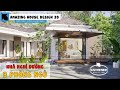 Thiết kế NHÀ CẤP 4 NGHỈ DƯỠNG 3 PHÒNG NGỦ, hồ bơi | Tiny House design