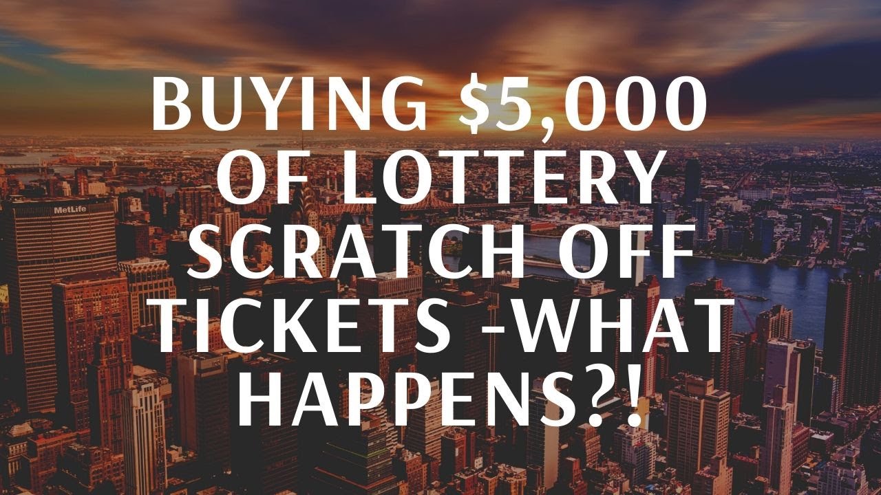 BUYING $5,000 OF LOTTERY SCRATCH OFF TICKETS-WHAT HAPPENS WHEN ...