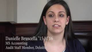 Wagner College Masters of Science in Accounting: Danielle Bruscella '15 MSA'16