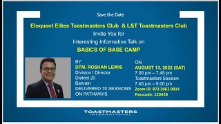 Joint Meeting Eloquent Elites Toastmasters &L&T Toastmasters Powai Chapter, Aug 13,2022