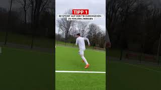 SO WERDET IHR EIN BESSERER STÜRMER!⚽️🚀 #fussball #tipps #tricks #tutorial #shorts