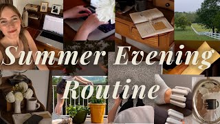 My Summer Evening Routine || a typical night in my cottage core life in the woods 🌳