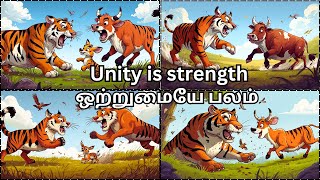 ஒற்றுமையே பலம்|🐯 குழந்தைகளுக்கான கதை|🐄 kids moral stories |unity is strength| @Cuckokids