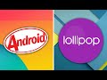 Android 4.4 (KitKat) vs 5 (Lollipop) Icons!