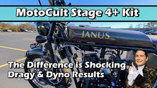 Janus Halcyon 250 W/ MotoCult Stage4+ Kit – Night \u0026 Day Difference vs Stock (Dyno and Dragy Results)