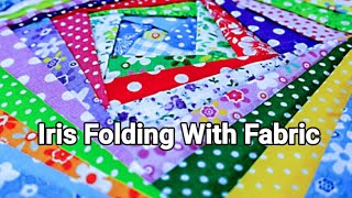 Iris Folding With Fabric┃Table mat┃Gift Idea #HandyMum