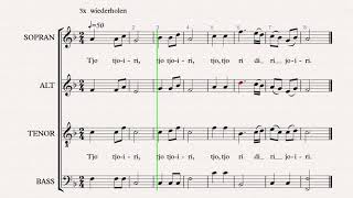 Andachtsjodler   SATB