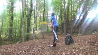 2016 Maine State Disc Golf Championships at Pineland Farms Round 1 Feature Card