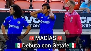 🚨DEBUTA JJ Macías con el Getafe 2021 | Valencia vs Getafe 2021