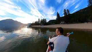 This Niphean Inflatable Stand Up Paddle Board made our trip to Canada perfect!