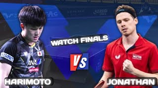 Watch Finals‼️Tomokazu Harimoto vs Jonathan Groth WTT Doha 2025