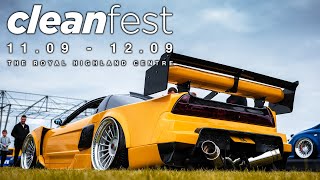 [4K] Cleanfest 2021 Edinburgh - Stance - Show - Supercars - Classic - Racecars