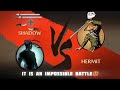 Shadow Vs Hermit | Defeating Hermit With Steel Nunchaku😮| MANSHOOR GAMING