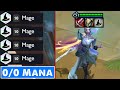 10 MAGE - Diana 0 Mana !!! ⭐⭐⭐ | TFT Set 12