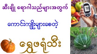 ဆီးချိုရောဂါသည်များအတွက် ကောင်းကျိုးများစေတဲ့ ရွှေဖရုံသီး #healthyfruitsmyanmar