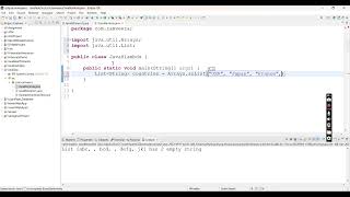 Write a program to iterate over list using lambda expression