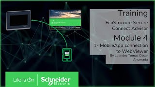 EcoStruxure Secure Connect - M4.1 MobileApp connection to WebViewer