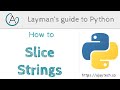 Slicing strings in Python