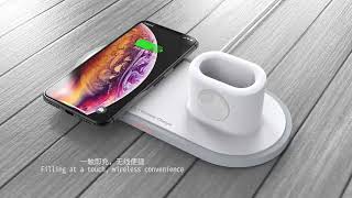 HOCO CW21 3 in 1 Wireless Charger for Apple