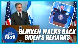 Blinken walks back Biden's 'Putin cannot remain in power' speech