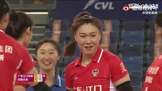 2021-2022中国女排超级联赛第二阶段C组第九轮：广东vs河南 (Guangdong vs Henan)