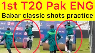 Leeds 🛑 Babar Azam Classic shots before 1st T20 Pakistan vs England | Pak vs England Series