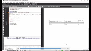 LaTex Basics - Easy to Control Column Width - Table(Part 2), - Tutorial #5