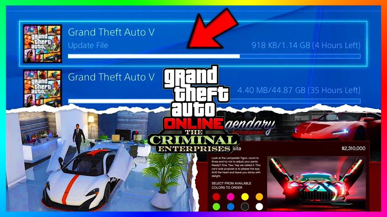 GTA 5 Online The Criminal Enterprises DLC Update - RELEASE TIME! NEW Cars/Vehicles Early & MORE!