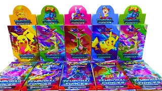 COLLECTION OF TEMPORAL FORCES POKEMON CARDS | TEMPORAL FORCE BOOSTER PACKS #pokemon #pokémon #yt