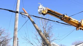 How we replace a pole
