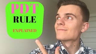 PDT RULE EXPLAINED + EXAMPLES ✅
