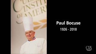 A CIA Toast to Chef Paul Bocuse