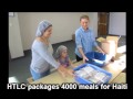 HTLC packages 4000 Meals for Haiti   Kids Against Hunger 11/09.13