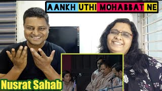 Aankh Uthi Mohabbat Ne Angrai Li - Ustad Nusrat Fateh Ali Khan  REACTION |live in concert| Lut Gaye