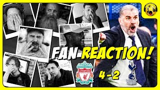 Spurs Fans GUTTED Reactions to Liverpool 4-2 Tottenham